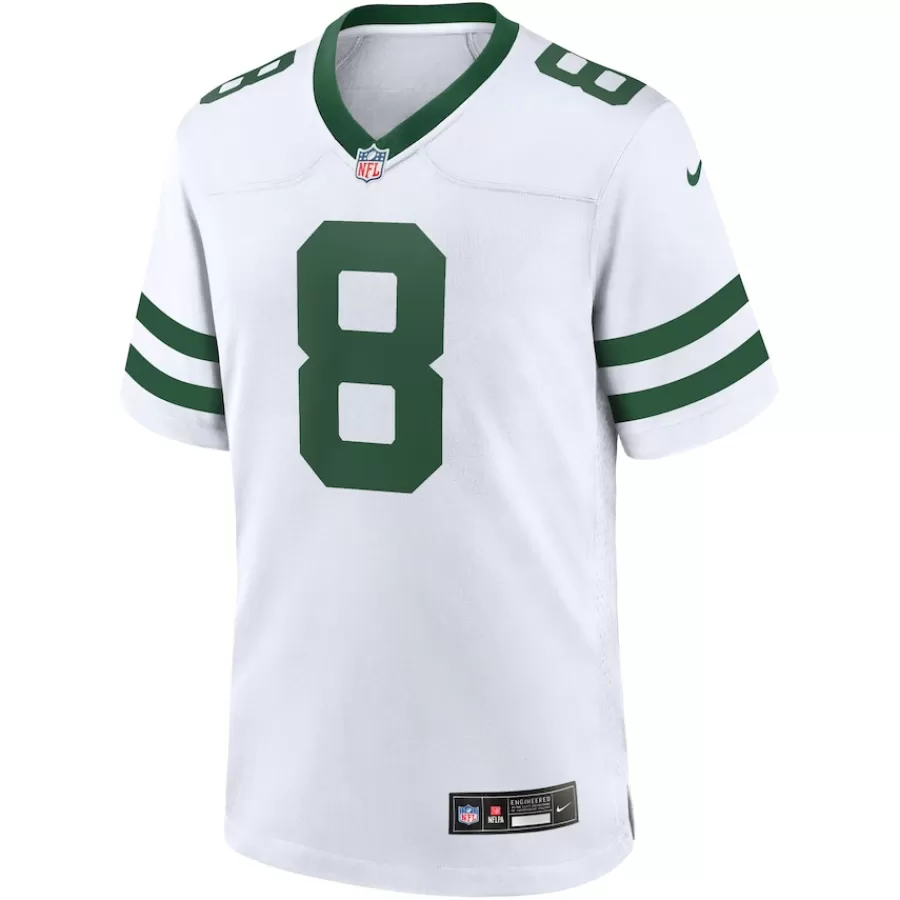 New York Jets Jerseys | Men^Men's Nike Aaron Rodgers Legacy White Game Jersey