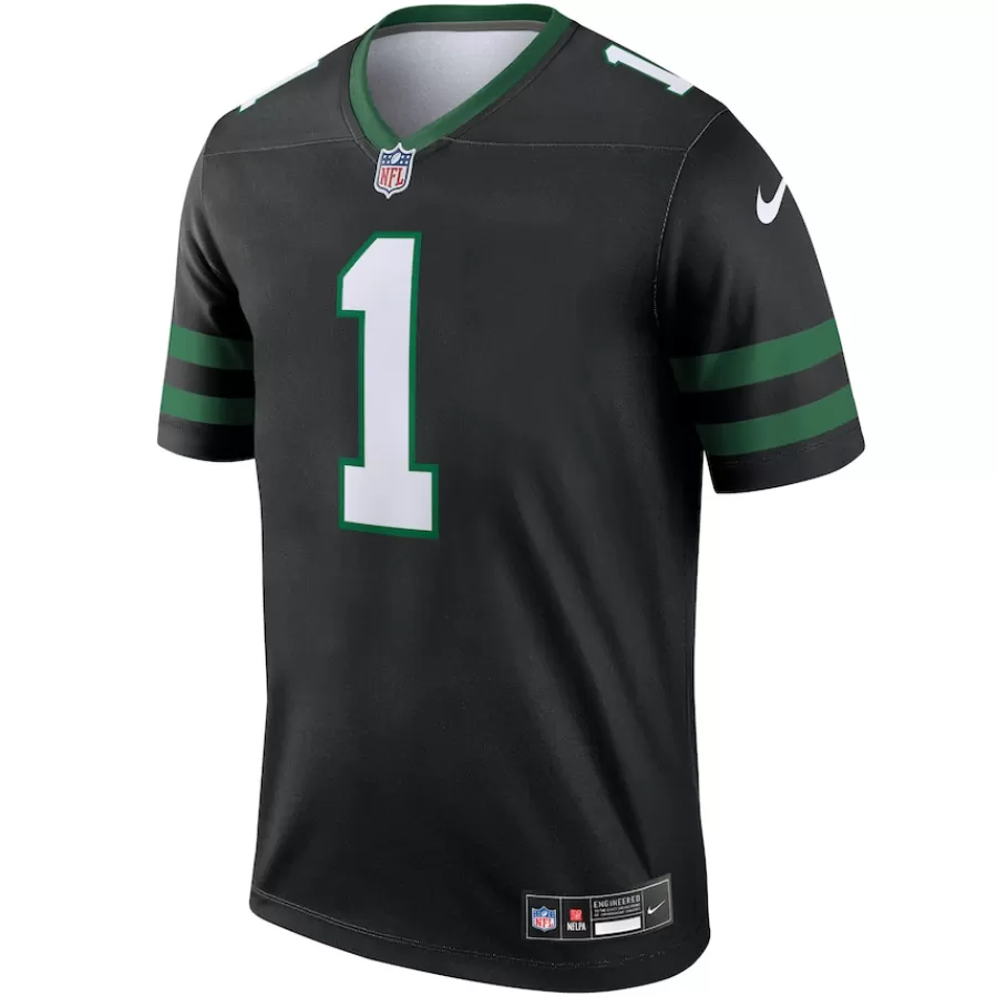 New York Jets Jerseys | Men^Men's Nike Ahmad Sauce Gardner Black Alternate Legend Player Performance Top
