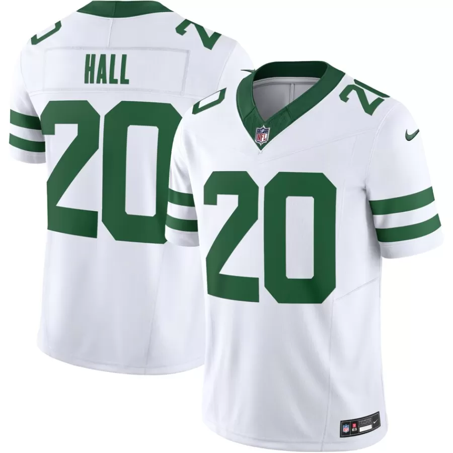 New York Jets Jerseys | Men^Men's Nike Breece Hall Legacy White Vapor F.U.S.E. Limited Jersey