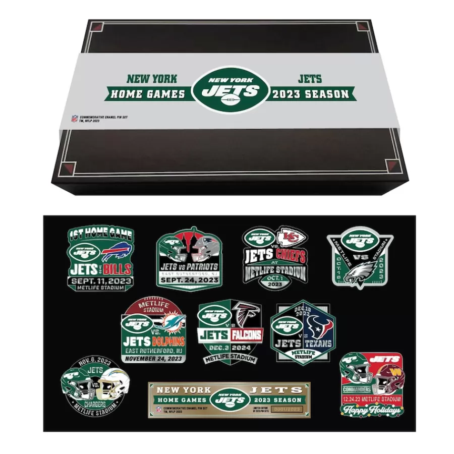 New York Jets Pins & Buttons | Pins & Buttons^MOJO 2023 Game Day Pin Collector Set